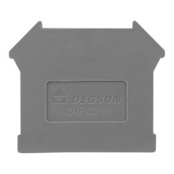 Płytka końcowa do złączki szynowej 2,5mm2 PC2,5 DGN D-PC2.5-01P-11-00AH