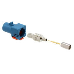 Złącze koncentryczne Montaż na płytce drukowanej Żeński 50Ω Kabel