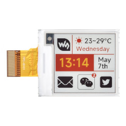 1.54" e-Paper Raw Display Panel - Red/Yellow/Black/White (200x200)