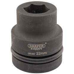 Draper Expert 05103 Expert 22mm 1&quot; Square Drive Hi-Torq&#xAE; 6 Point Impact Socket