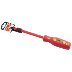 Draper 46520 8mm x 150mm Fully Insulated Plain Slot Screwdriver.