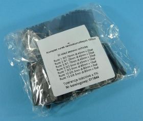 ZESTAW RUREK TERMOKURCZ.100szt