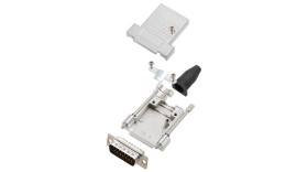 Osłona 15-pinowe D Sub Hoods do Dla kabla Encitech Connectors