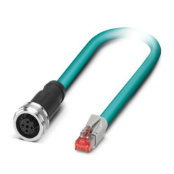Kabel Ethernet Cat5 długość 2m Z zakończeniem Phoenix Contact Poliuretan