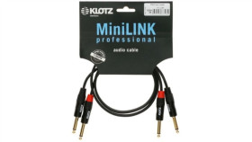 Klotz Kabel Audio 2X Jack 6,3Mm Mono (Wtyk) / 2X Jack 6,3Mm Mono (Wtyk) 3M