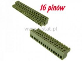 Listwa montazowa kątowa 16-zacisk. żeńska r = 3,81