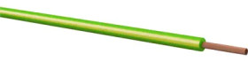 PVC-switching strand, extremely flexible, LifY, 0.75 mm², 384 x 0.05 mm, green/yellow, outer Ø 2.2 mm, 160107528