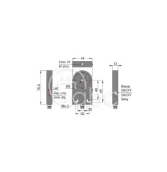 Czujnik indukcyjny z otworem SIA05-CE PNP NO H1 R, SIA000137
