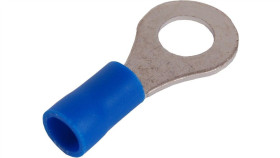 Końcówka Kablowa Izolowana Oczkowa Cu M6 100Szt Niebieska Okb6