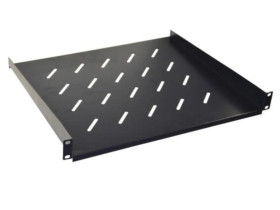 Półka stała 19cali 1U głębokość 400mm V RAL9004