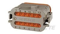 Akcesorium do złącza motoryzacyjnego TE Connectivity DT06 Żeński Obudowa do zacisków żeńskich Obudowy samochodowe
