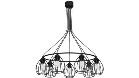 Lampa Wisząca Don Black 7Xe27