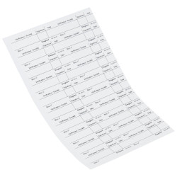 Etykieta zadrukowana Legrand