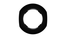 Ramka Środkowa Do Serii Retro, Plastikowa Czarna (H1-R102 B)