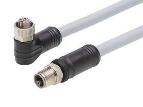 Zestaw przewodów 5-pinowe M12 Montaż na kablu Wtyczka, gniazdo Brad from Molex