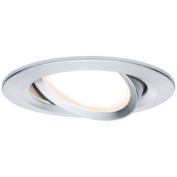 Paulmann 93486 Nova Flush Mount Light Aluminium LED 6W Warm White