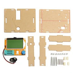 Geekcreit® LCR-T4 Mega328 Tester tranzystora Diody Trójnika Pojemności Miernik ESR z obudową