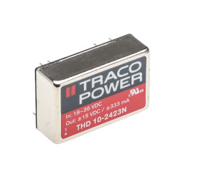 Przetwornica DC-DC, 10W, Uwe 18 → 36 V DC, Uwy ±15V dc, Iwy ±333mA, TRACOPOWER