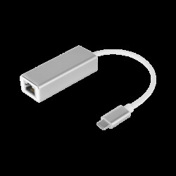 USB C Network Card - RJ45 LAN Gigabit 10/100/1000 Mb - Kruger&Matz