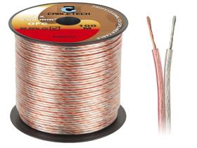 Przewód głośnikowy OFC 2 x 6,00mm2 1 metr