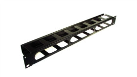 Organizator Kabli 1U 8 Uchwytów Metal