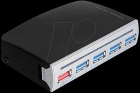 61898 4-port USB 3.0 Hub, 1x USB power - internal/external