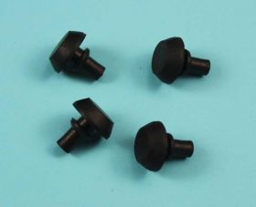 NÓŻKA GUMOWA WCISKANA 11,7x4mm FI 4,5mm