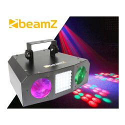 Efekt świetlny - Reflektor LED RGBW Stroboskop 30W BeamZ Uranus Double Moon 2x3W / 153.381