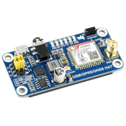 GSM, GPRS, GNSS, Bluetooth and RTC HAT for Raspberry Pi