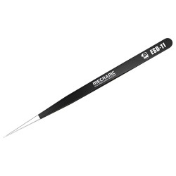 Pęseta precyzyjna ESD-11 Mechanic 140 mm - ostra, antystatyczna