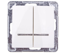 IMPRESJA Łącznik świecznikowy z podświetleniem ecru ŁP-2YS/m/27