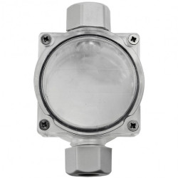 Puszka instalacyjna z 2 dławikami PG11 (4-9mm) natynkowa 60x100x48mm hermetyczna IP68 transparentna