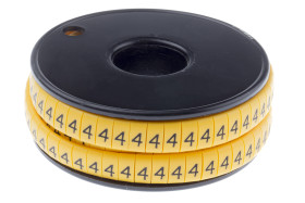 Oznaczniki kabli Wsuwany RS PRO zakres 3.5 → 7mm ilość 500