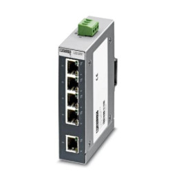 Ethernetowy Switch przemysłowy 5 portów RJ45 10/100Mb/s autokros na szynę DIN FL SWITCH SFNB 5TX