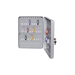 ALCO 893 Key cabinet 80 hooks light grey safe storage solution