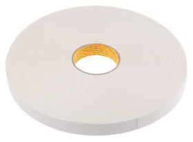 Taśma piankowa grubość 1.10mm szerokość 25.0mm 3M Biały długość 66.0m