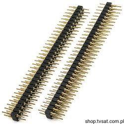 034-2-064-D-N1-F Adaptor Pin Gold 2 x 32 Pin THT MPE-GARRY