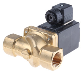 Zawór elektromagnetyczny 230 V AC Burkert 2-drogowy G żeńskie 3/4 cala 3/4cal NC