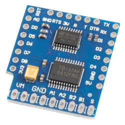 Moduł ze sterownikiem silników DC do WeMos D1 Mini