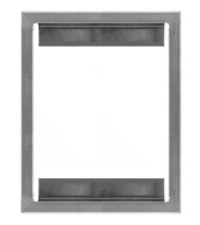 RAX-1-2H - Ramka podtynkowa dwusegmentowa