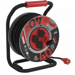 Przedłużacz bębnowy 4-gniazda z/u 40m H07RN-F 3G2,5 IP44 P08440