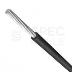 Kabel teflonowy FEP (6Y) 200°C 2,5mm2 jednożyłowy czarny 450/750V ciepłoodporny wysokotemperaturowy linka MG Wires