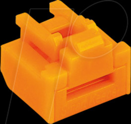 NL03P2OR Port Schloss, RJ45, 100 Stück, orange