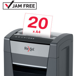Rexel 2021420XEU Rexel Momentum P420&#x2B; Jam Free Cross Cut Paper Shredder