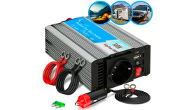 Przetwornica Napięcia Samochodowa 12V, 500W Modyfikowany Sinus Extralink...