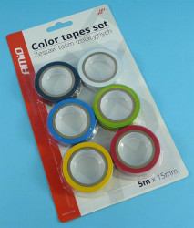 TAŚMA 6-COLOR 15mm x 5mb KPL