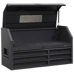 Sealey AP4106BE Topchest 6 Drawer 1030mm Soft Close Drawers &amp; Power Strip