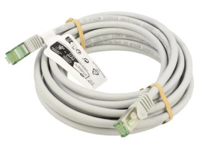 S/FTP8.1-CU-050GY Patch cord S/FTP Cat 8.1 linka Cu LSZH szary 5m 26AWG