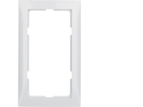 B.Kwadrat/S.1 Ramka z dużym wycięciem biały 13098989 HAGER