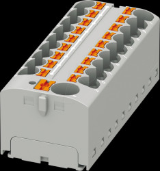 3273900 Distributor block PTFIX, 10/18x4, grey